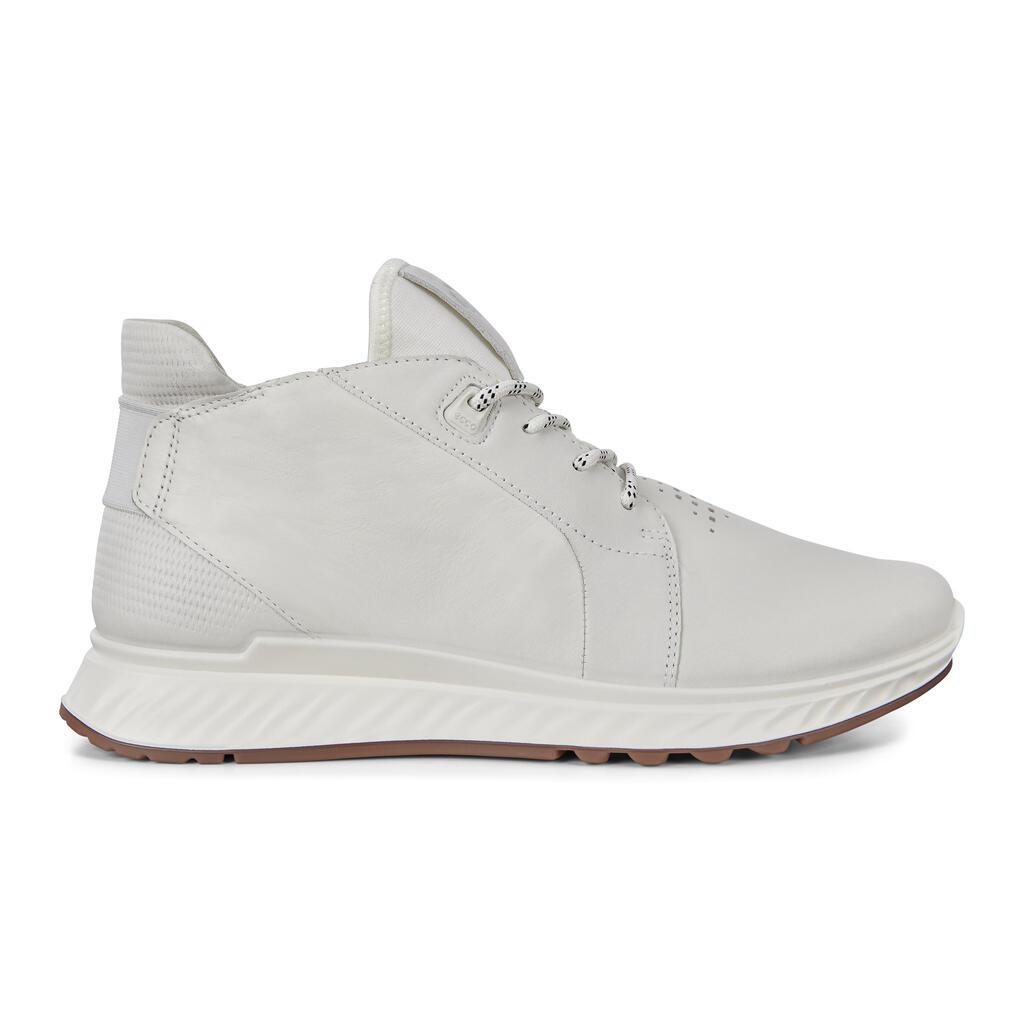 Ecco St.1 High Mens Sneakers White - India OYB-361094